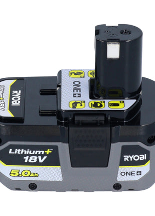 Ryobi R18AG-0 Meuleuse d'angle sans fil 18 V ONE+ 115 mm + 1x batterie 5,0 Ah - sans chargeur