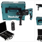 Makita HR 2631 FTJ  800 W Kombihammer mit SDS Plus Bohrfutter und Schnellspannbohrfutter im Makpac + Bosch Meißel und Bohrer Set 11 tlg. für SDS-Plus in Alukoffer - Toolbrothers