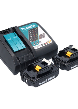 Makita DHP 487 RAO trapano a percussione a batteria 18 V 40 Nm senza spazzole serie Outdoor Adventure + 2x batteria ricaricabile 2,0 Ah + caricabatterie