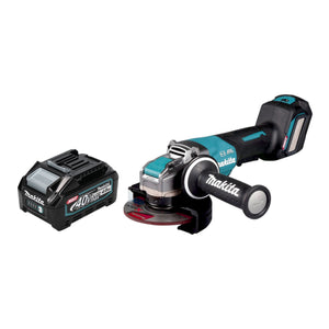 Makita GA 044 GM1 Akku Winkelschleifer 40 V max. 125 mm X-LOCK Brushless + 1x Akku 4,0 Ah - ohne Ladegerät