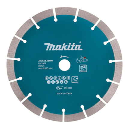 Makita Diamanttrennscheibe 230 x 22 23 mm E 02967 fuer Trennschleifer 0 - toolbrothers