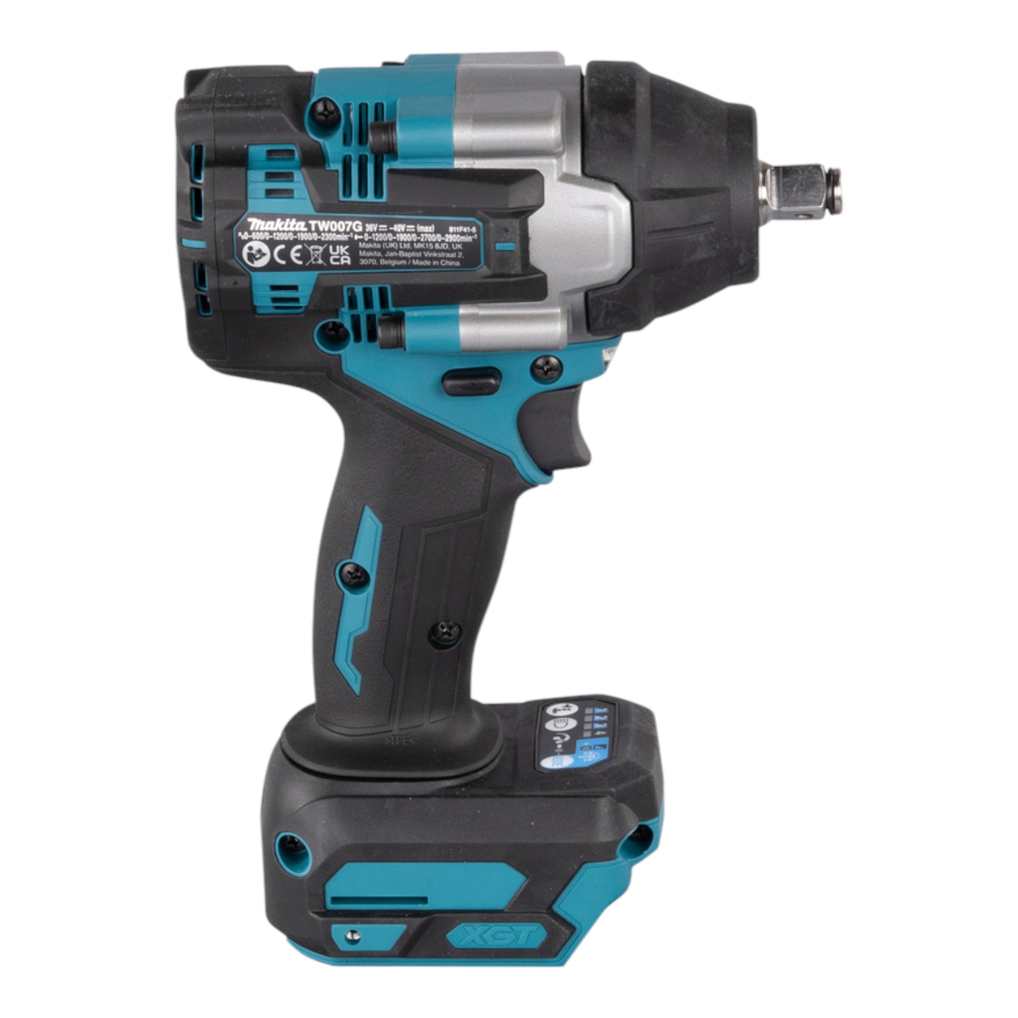 Makita TW 007 GD101 Akku Schlagschrauber 40 V max 760 Nm 1 2 Brushless 1x Akku 2 5 Ah Ladegeraet 4 - toolbrothers
