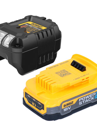 DeWalt DCL 040 E1 Lampada LED a batteria 18 V 110 lm + 1x batteria Powerstack 1,7 Ah + caricatore