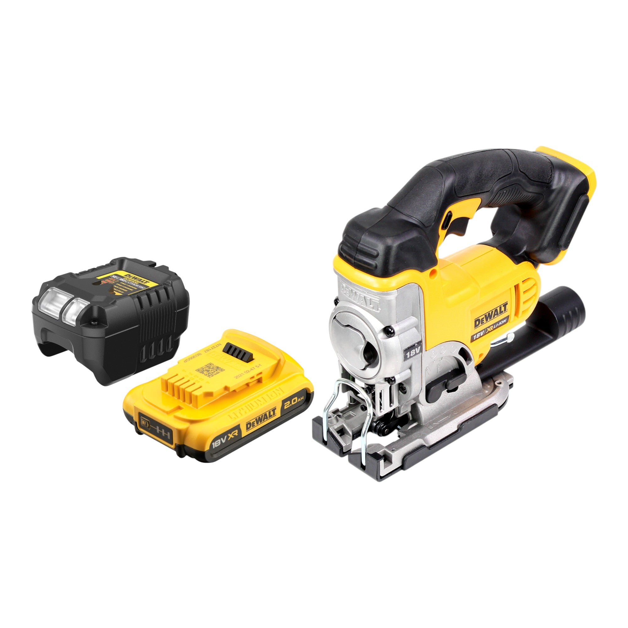 DeWalt DCS 331 D1 Akku Stichsaege 18 V 1x Akku 2 0 Ah Ladegeraet 0 - toolbrothers