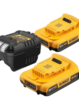 DeWalt DCL 040 D2 Akku Lampe 18 V 110 Lumen 2x Akku 2 0 Ah Ladegeraet 2 - toolbrothers