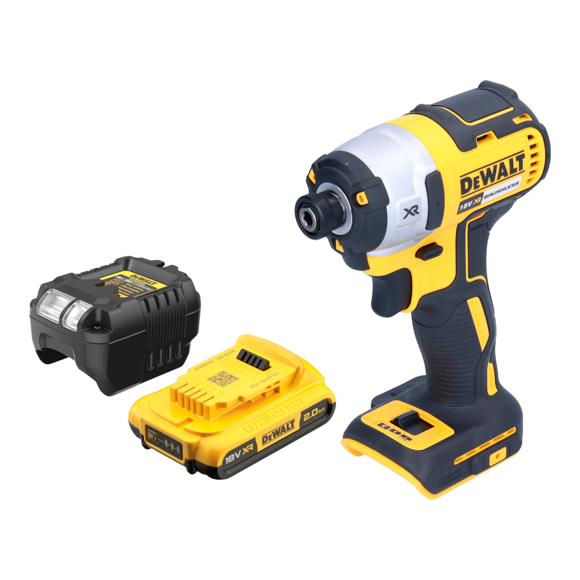DeWalt DCF 887 D1 Akku Schlagschrauber 18 V 205 Nm 1 4 Brushless 1x Akku 2 0 Ah Ladegeraet 0 - toolbrothers
