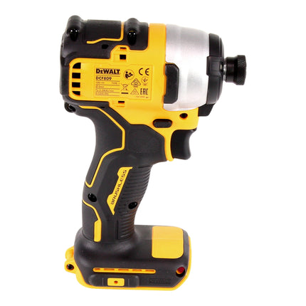 DeWalt DCF 809 E2T cordless impact wrench 18 V 190 Nm 1/4" brushless + 2x Powerstack battery 1.7 Ah + charger + TSTAK