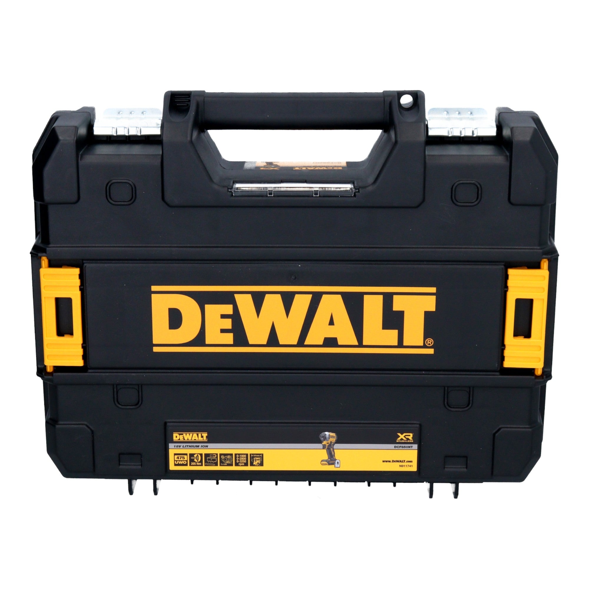 DeWalt DCF 850 E1T Akku Schlagschrauber 18 V 205 Nm 1 4 Brushless 1x Powerstack Akku 1 7 Ah Ladegeraet TSTAK 2 - toolbrothers