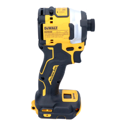 DeWalt DCF 850 E1T cordless impact wrench 18 V 205 Nm 1/4" brushless + 1x Powerstack battery 1.7 Ah + charger + TSTAK