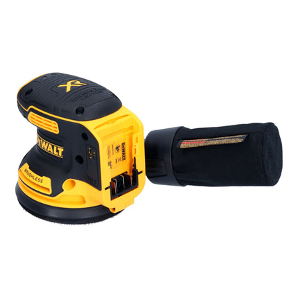 DeWalt DCW 210 E2 cordless random orbital sander 18 V 125 mm brushless + 2x Powerstack battery 1.7 Ah + charger