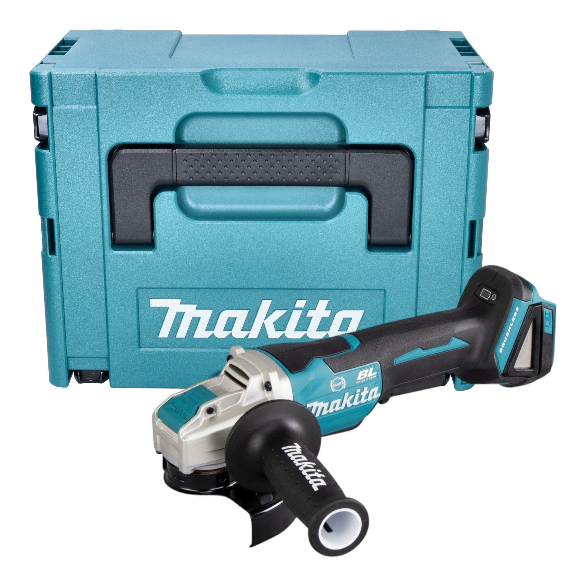 Makita DGA 520 ZJX1 Akku Winkelschleifer 18 V 125 mm X LOCK Brushless Makpac ohne Akku ohne Ladegeraet 0 - toolbrothers