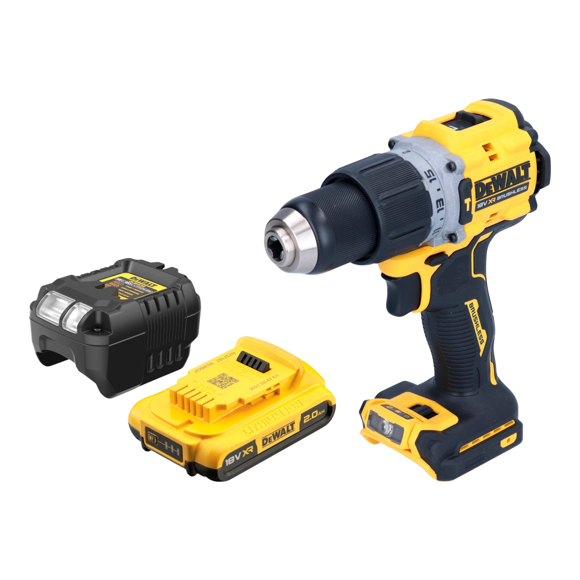 DeWalt DCD 805 D1 Akku Schlagbohrschrauber 18 V 90 Nm Brushless 1x Akku 2 0 Ah Ladegeraet 0 - toolbrothers