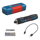 Bosch GO Professional Akku Schrauber 3 6 V 5 Nm 1 4 8 tlg Bit Set Koffer 06019H2201  0 - toolbrothers
