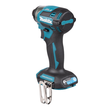 Makita DTD 173 RT1J Akku Schlagschrauber 18 V 180 Nm 1 4 Brushless 1x Akku 5 0 Ah Ladegeraet Makpac 4 - toolbrothers