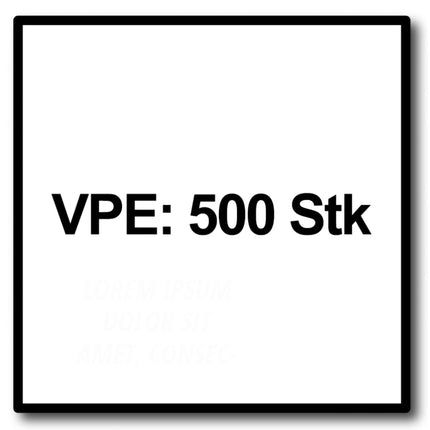 HECO UNIX-top Dielenschraube 3,5 x 50 mm 500 Stk. Torx T-10 Linsensenkkopf Vollgewinde verzinkt A2K ( 46498 ) - Toolbrothers