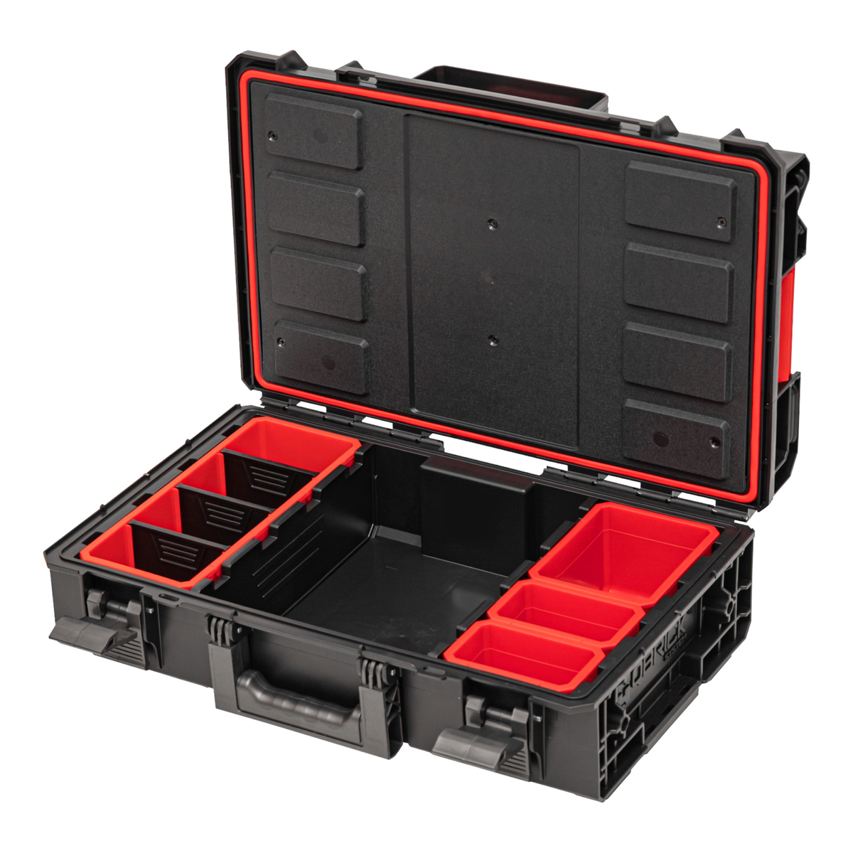 Toolbrothers RHINO XXL Valigia portautensili ECO Basic altezza M 15,4 l IP66 con divisori estraibili + cassette