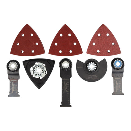 Makita TM 001 GM203 Akku Multifunktionswerkzeug 40 V max Starlock Max Brushless 2x Akku 4 0 Ah 37 tlg Zubehoerset Ladegeraet Makpac 4 - toolbrothers