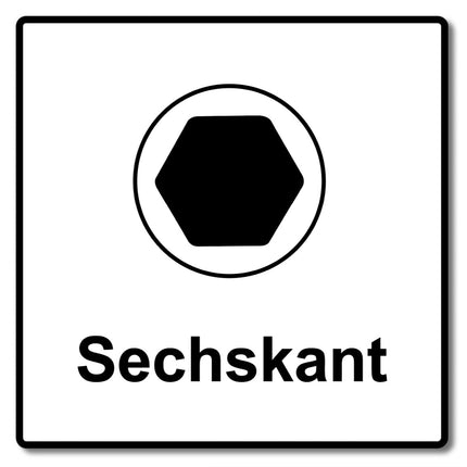 HECO MULTI-MONTI-plus SS Betonschraube 7,5 x 60 mm 50 Stk. SW 10 Sechskantkopf verzinkt A2K ( 48393 ) - Toolbrothers