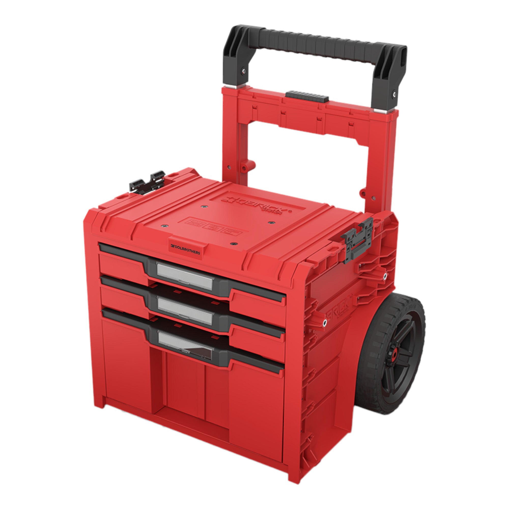 Toolbrothers RHINO L Drawer 3 Cart Plus ULTRA Mobiler Schubladen Werkzeugkoffer 2x 4 5 l 12 l mit Doppelteleskopgriff 0 - toolbrothers