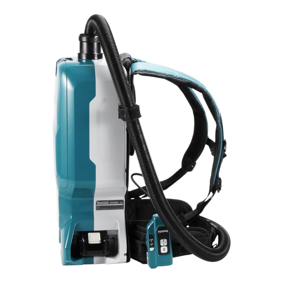 Makita DVC 665 ZU Akku Rucksackstaubsauger 36 V ( 2x 18 V ) Brushless Solo - ohne Akku, ohne Ladegerät