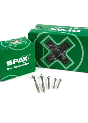 SPAX Universalschraube 3,5 x 40 mm 1000 Stk. TORX T-STAR plus T15 WIROX Senkkopf Teilgewinde 4Cut-Spitze 0191010350405 - Toolbrothers