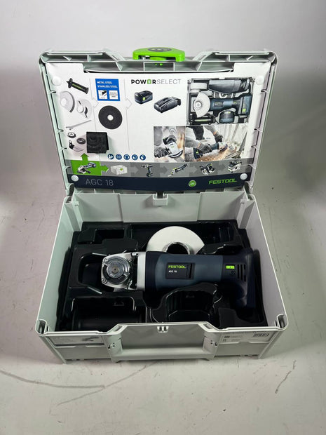 Festool AGC 18 125 EB Basic Akku Winkelschleifer 18 V 125 mm Koffer Neuwertig 2 - toolbrothers