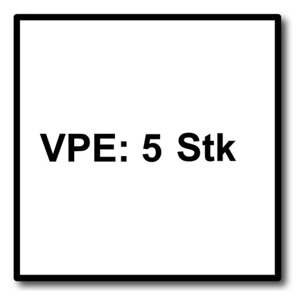 Festool S 75/2,8/5 Stichsägeblatt WOOD STRAIGHT CUT 5 Stück ( 204260 ) für PS 300, PSB 300, PS 400, PSC 400, PSBC 400, PSB 400, PS 420, PSB 420, PSC 420, PSBC 420