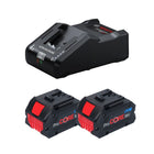 Bosch Starter Set 2x ProCORE 18 V 8,0 Ah Professional Li-Ion Einschub Akku 