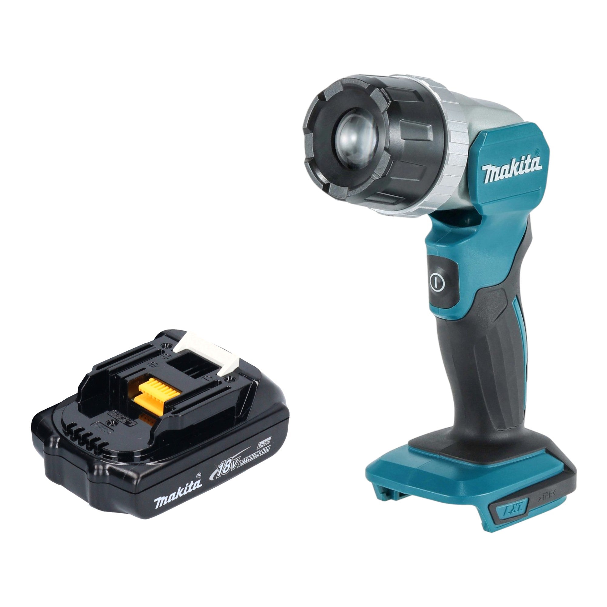 Makita DML 808 Y1 Akku Handstrahler 14 4 18 V 190 lm LED 1x Akku 1 5 Ah ohne Ladegeraet 0 - toolbrothers