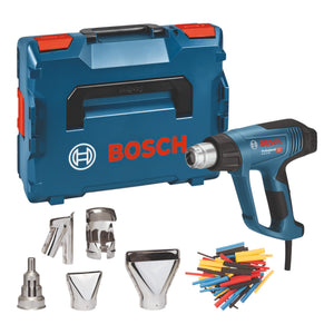 Bosch GHG 23-66 Professional Heißluftgebläse 2300 W 50 - 650 °C ( 06012A6303 ) + 5x Düse + L-Boxx