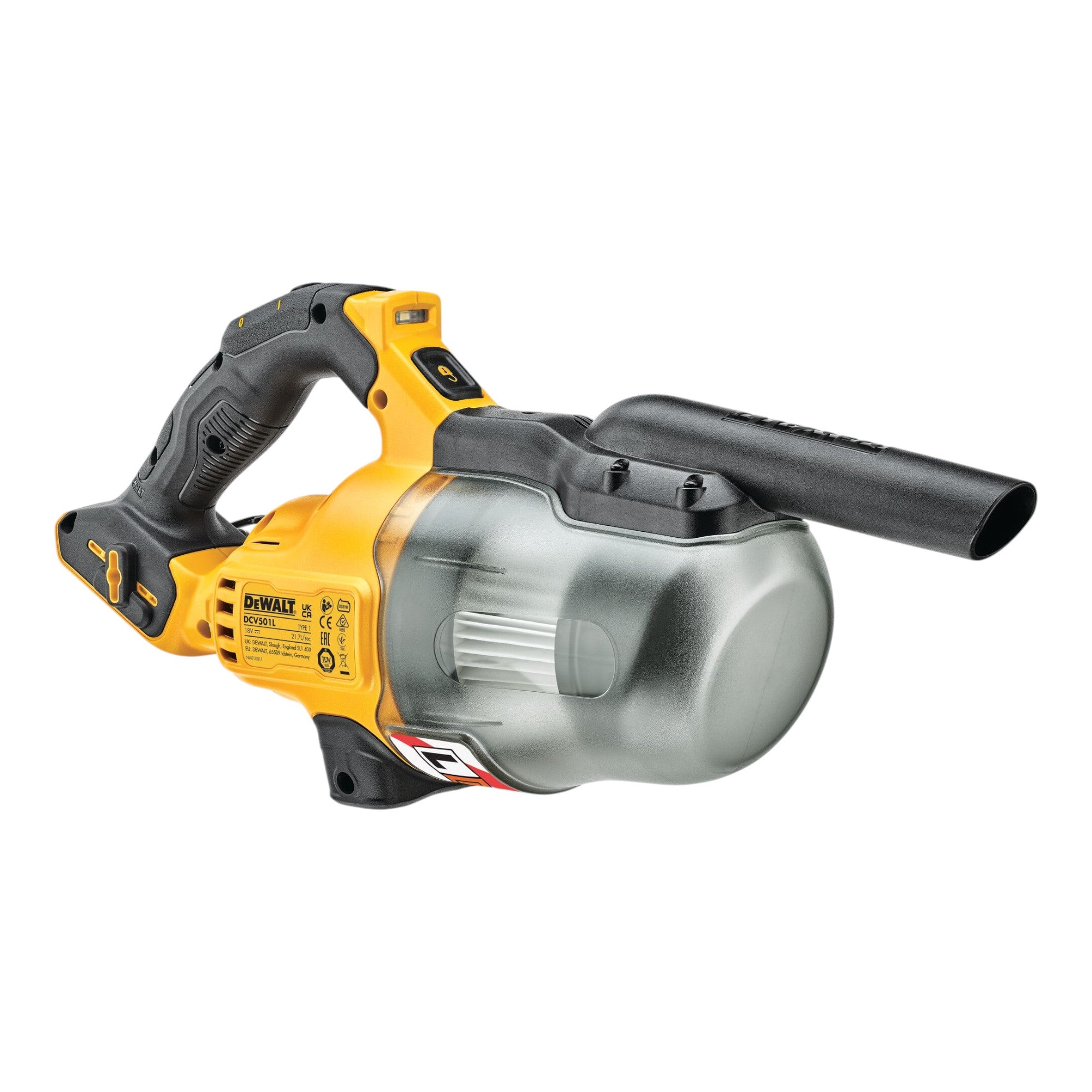 DeWalt DCV 501 LD1 Akku Stabsauger 18 V 0 7 l Staubklasse L 1x Akku 2 0 Ah Ladegeraet 4 - toolbrothers