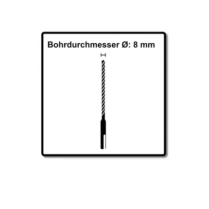 Makita NEMESIS 2 Hammer und Stahl Beton Bohrer SDS-Plus 8x215 ( B-58110 ) - Toolbrothers