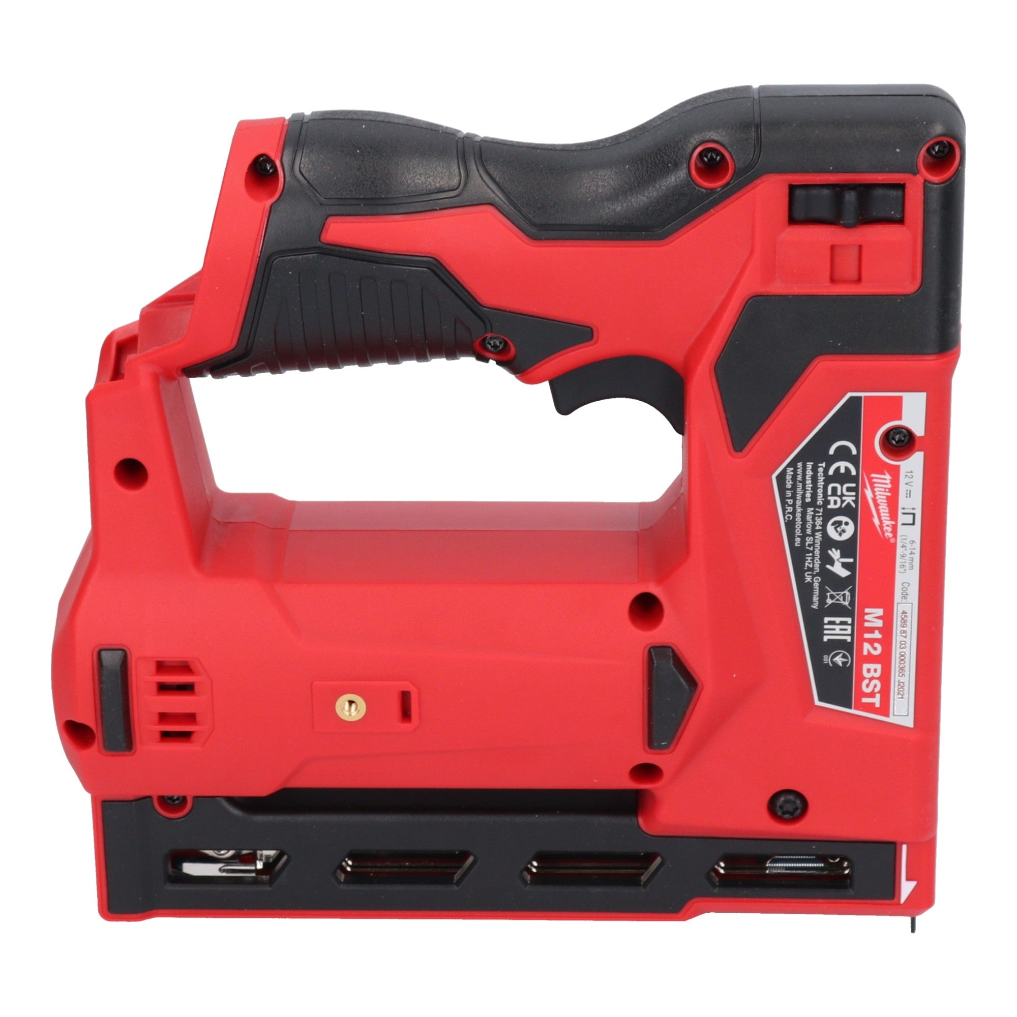 Milwaukee M12 BST 601 Akku Tacker 12 V 6 14 mm 1x Akku 6 0 Ah ohne Ladegeraet 4 - toolbrothers