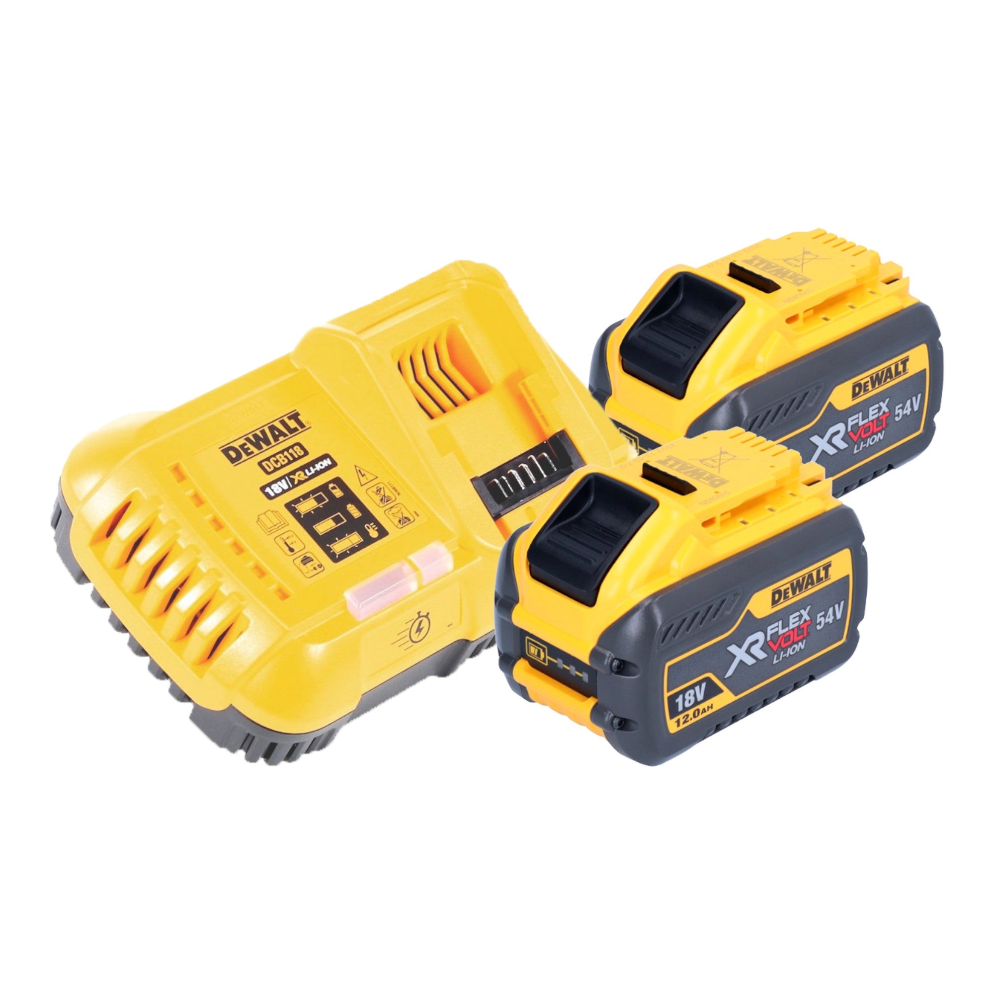 DeWalt DCS 573 Y2T Akku Handkreissaege 18 V 190 x 30 mm Brushless 2x Akku 12 0 Ah Ladegeraet TSTAK 2 - toolbrothers