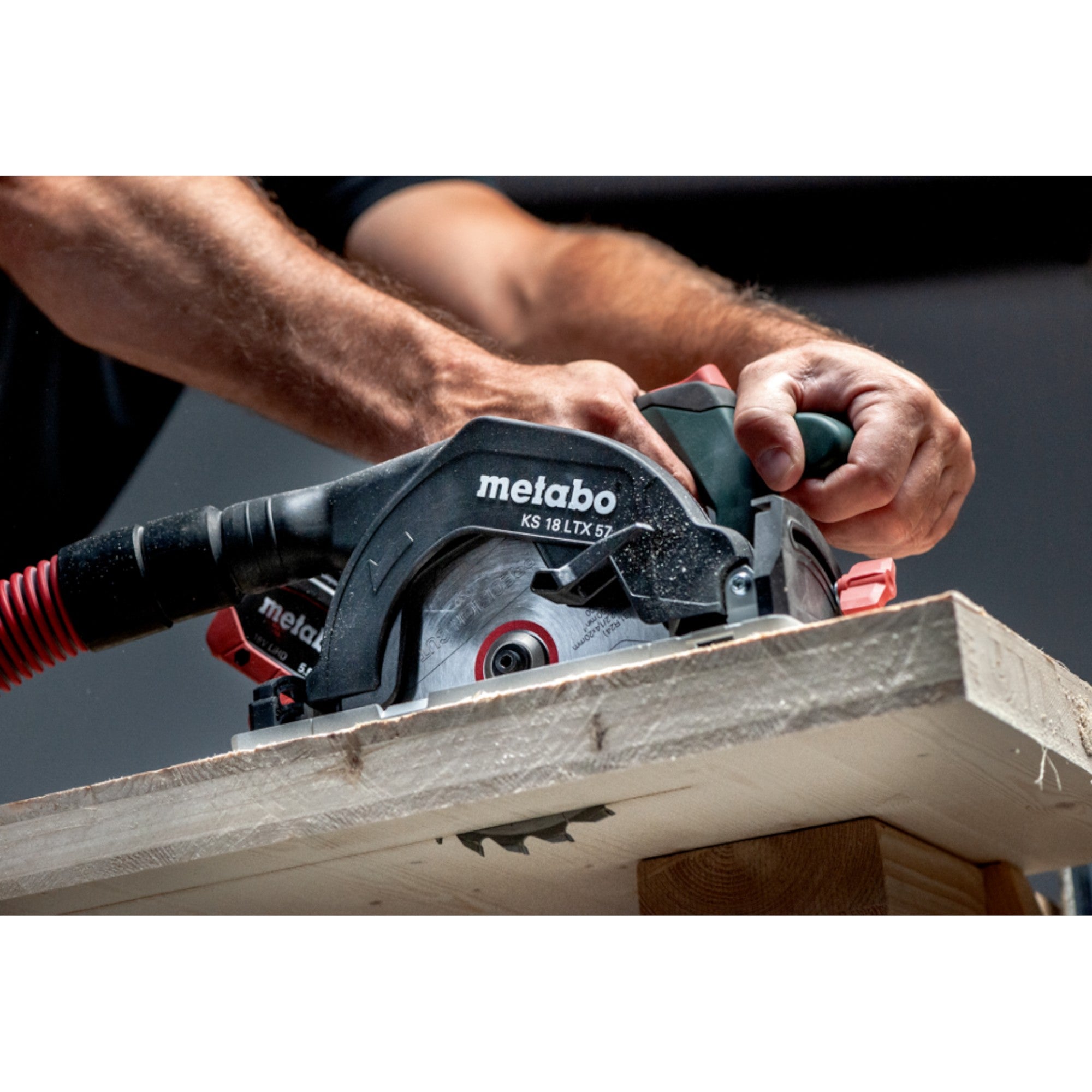 Metabo KS 18 LTX 57 Akku Handkreissaege 18 V 165 mm 1x LiHD Akku 5 5 Ah Ladegeraet 4 - toolbrothers