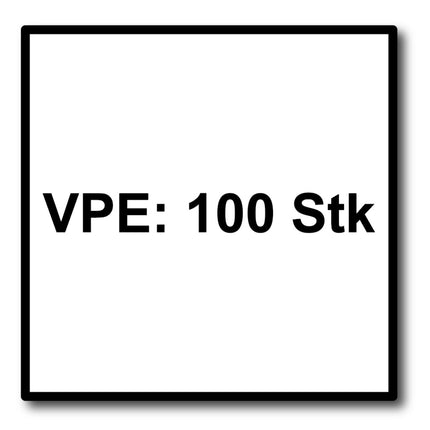 SPAX Universalschraube 5,0 x 100 mm 100 Stk. TORX T-STAR plus T20 WIROX Senkkopf Teilgewinde 4Cut-Spitze 0191010501003 - Toolbrothers