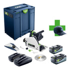Festool TSC 55 KEB Basic 100Y Limited Edition Akku Tauchsaege 18 36 V 2x 18 V 160 mm Brushless 2x Akku 8 0 Ah Ladegeraet Systainer 0 - toolbrothers