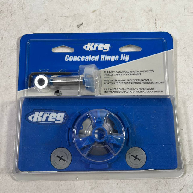 KREG Concealed Hinge Jig Bohrschablone fuer Topfscharniere 35 mm KHI HINGE fuer Moebelbau und Schranktueren Gebraucht 1 - toolbrothers