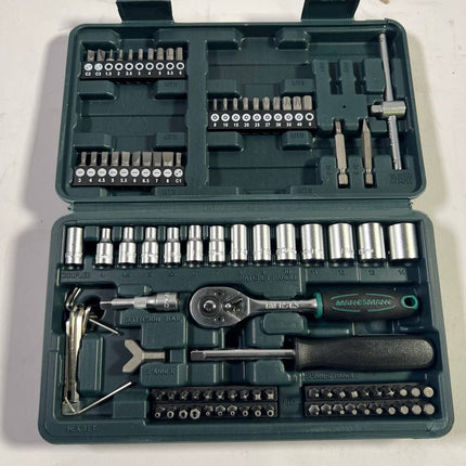 Brueder Mannesmann Steckschluessel und Bitsatz 130 teilig M29166 Unvollstaendig 2 - toolbrothers
