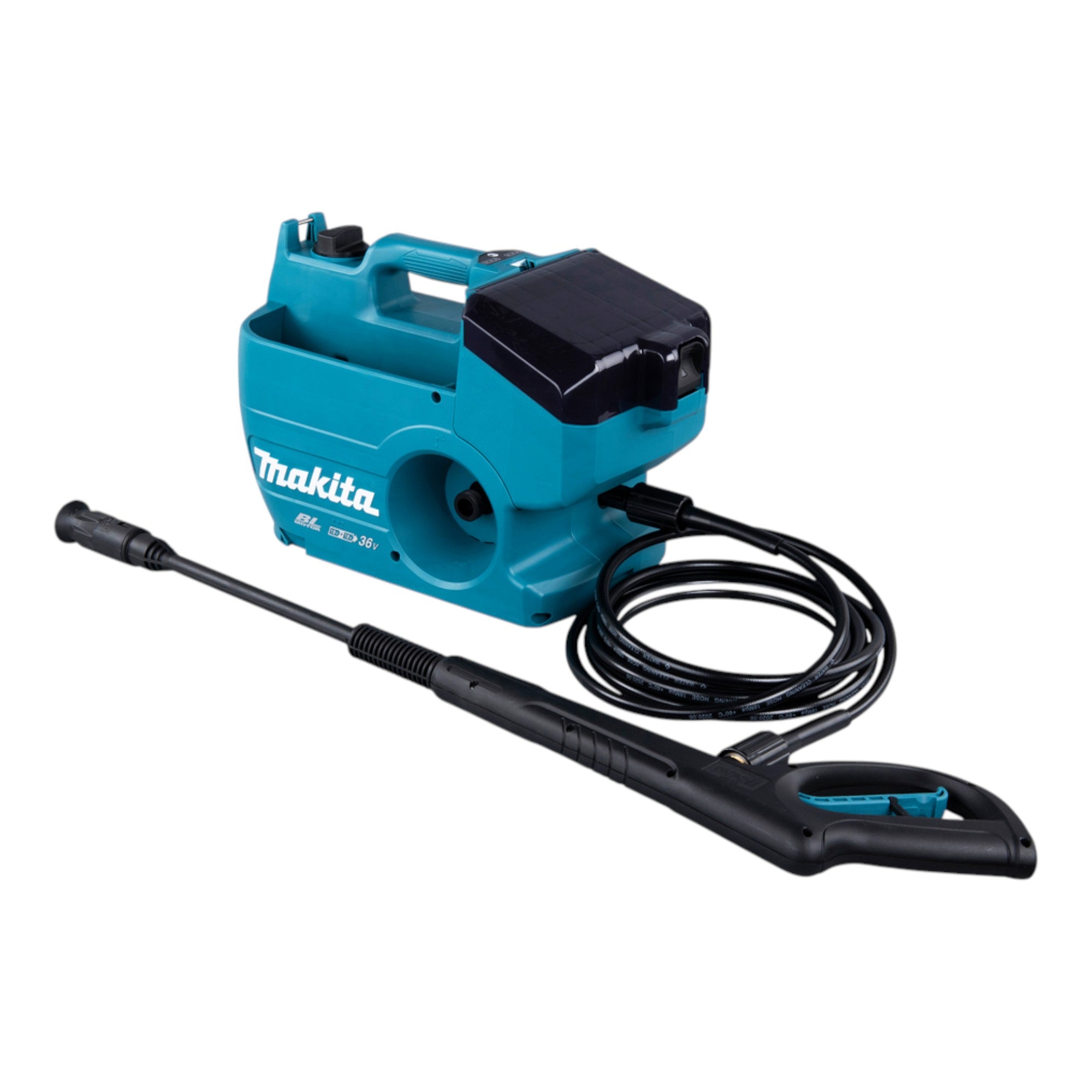 Makita DHW 080 PT4K Akku Hochdruckreiniger 36 V 2x 18 V 80 bar 380 l h Brushless 4x Akku 5 0 Ah Doppelladegeraet 2 - toolbrothers
