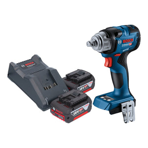 Bosch GDS 18V-330 HC Professional Akku Schlagschrauber 18 V 330 Nm 1/2" Brushless + 2x Akku 4,0 Ah + Ladegerät