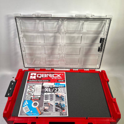 Qbrick System ONE Organizer XL 2 0 MFI RED Ultra HD Custom Organizer Beschaedigt 2 - toolbrothers