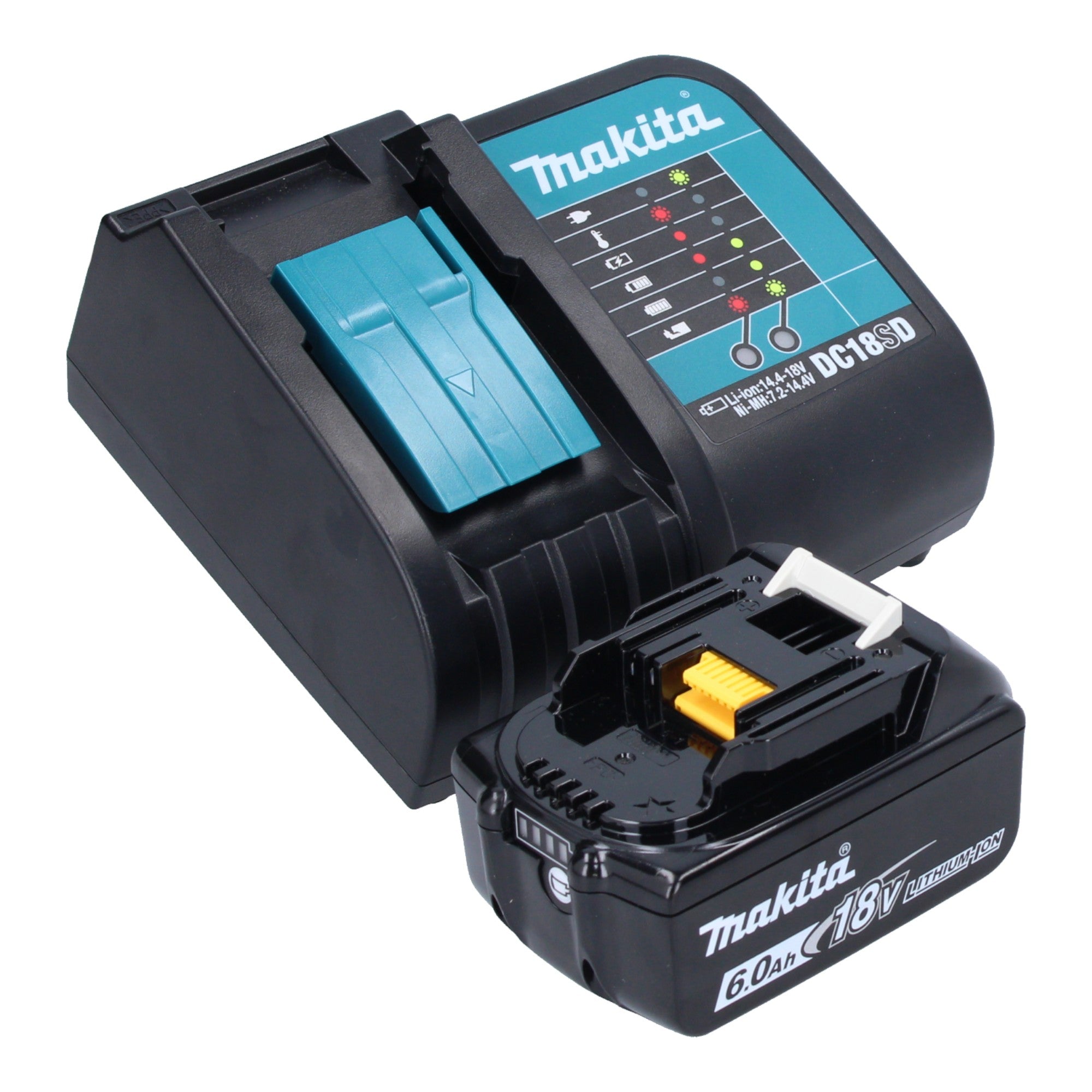 Makita DUC 101 SG01 Akku Astsaege 18 V 10 cm Brushless 1x Akku 6 0 Ah Ladegeraet 2 - toolbrothers