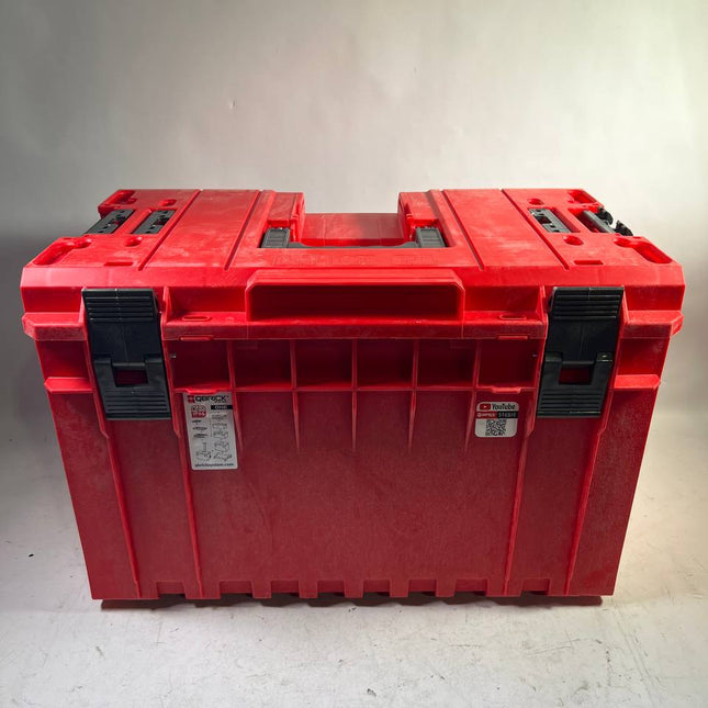 Qbrick System ONE 450 2 0 Vario RED ULTRA HD Custom Werkzeugkoffer modularer Organizer 585 x 385 x 420 mm 52 l stapelbar IP66 Leicht Gebraucht 1 - toolbrothers