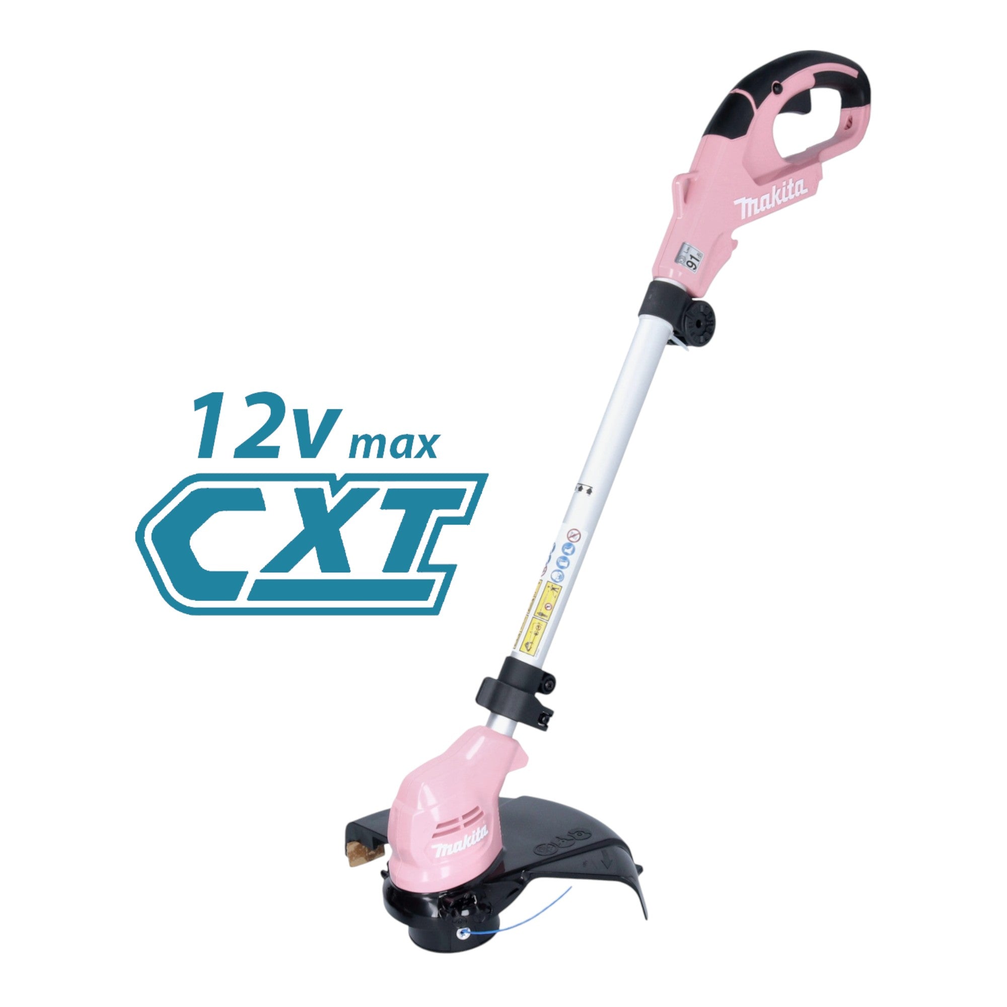 Makita UR 100 DSA2P Akku Rasentrimmer 12 V max 260 mm pink 2x Akku 2 0 Ah Ladegeraet 1 - toolbrothers