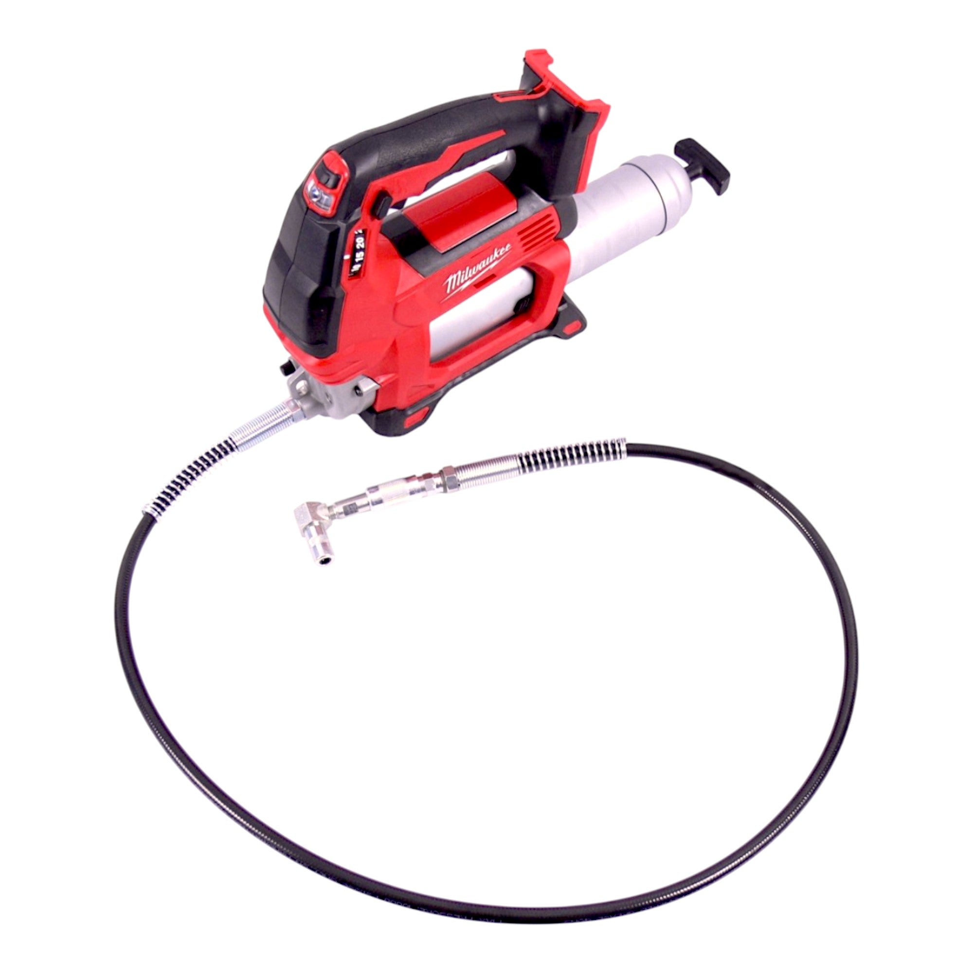 Milwaukee M18 GG 302 Akku Fettpresse 18 V 690 bar 2x Akku 3 0 Ah Ladegeraet 1 - toolbrothers