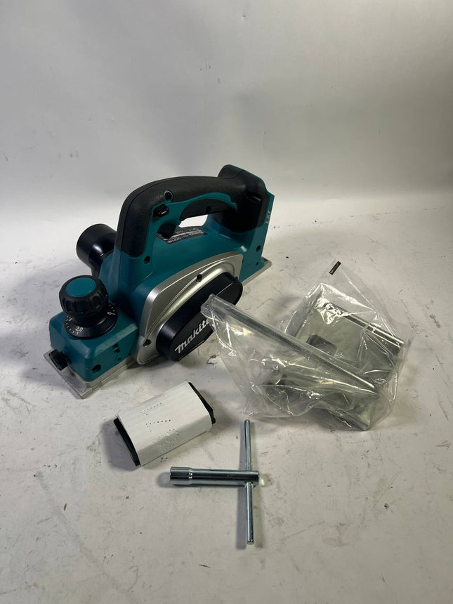 Makita DKP 180 Z Akku Hobel 18 V 82 mm Solo Leicht Gebraucht 1 - toolbrothers