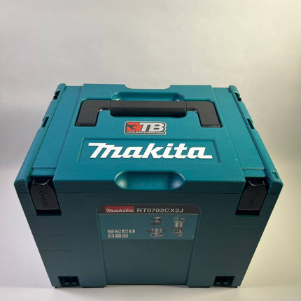 Makita RT 0702 CX2J Multifunktionsfraese 710 W 6 8 mm Oberfraesenmodul Kantenfraesenmodul Winkelfraesenmodul Makpac Neuwertig 1 - toolbrothers