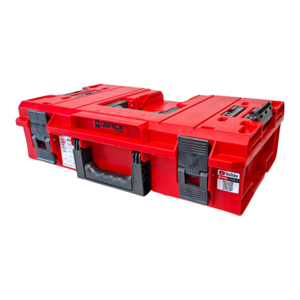 Qbrick System ONE 200 Vario RED ULTRA HD Custom Werkzeugkoffer modularer Organizer 585 x 385 x 190 mm 15 4 l stapelbar IP66 alte Version 0 - toolbrothers
