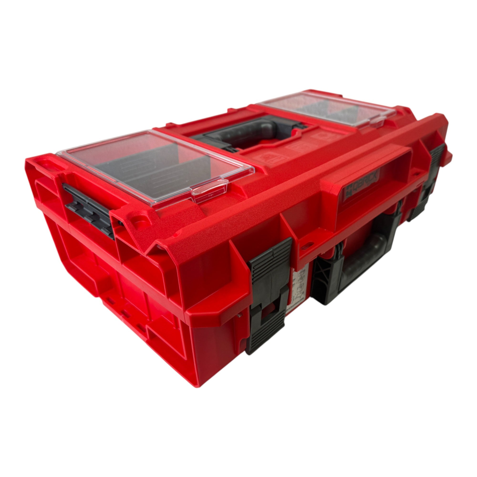 Qbrick System ONE 200 Profi RED ULTRA HD Custom Werkzeugkoffer modularer Organizer 585 x 385 x 190 mm 15 4 l stapelbar IP66 alte Version 2 - toolbrothers